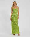 Mac Duggal #10696 Embellished Scoop Neck Gown, Apple Green