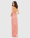 Sequin spaghetti strap slip dress - Pink