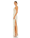 Crystal Column Gown - Porcelain