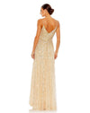 Sequin Sleeveless Gown - Nude - Sale