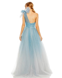 Glitter Ombre Ball Gown - Teal