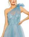 Glitter Ombre Ball Gown - Teal