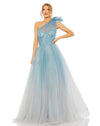 Glitter Ombre Ball Gown - Teal