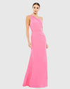 Mac Duggal Bridesmaids Dress One Shoulder Jersey Mermaid Gown - Candy Pink #26266