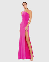 Mac Duggal Hot Candy Pink Jersey Dress! #26512