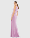 Ruched Jersey Bridesmaids Dress - Lilac