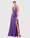 Mac Duggal, Halter Evening Dress - Purple  #26531 