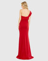 Strapless Big Bow Detail Gown - Red