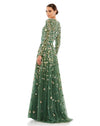 Floral Embellished Modest Gown - Antique Rose