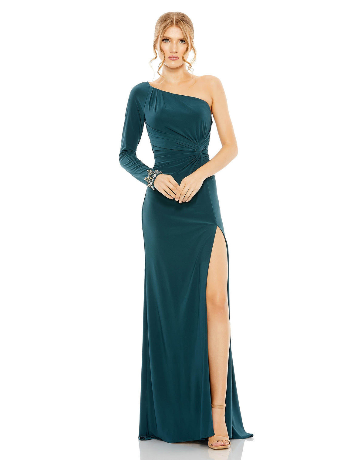 mac duggal one shoulder evening gown, Style #55696