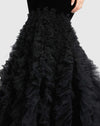 Sweetheart Neckline Mermaid Gown - Black