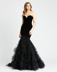 Mac Duggal Sweetheart Neckline Mermaid Gown #67420 Black