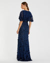 Embellished Floral Gown - Midnight