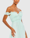 Ruffled Tiered Babydoll Gown - Mint