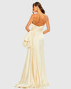 Cut-out side detail gown - Butter