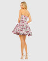 Strapless brocade Pookie dress - Pink