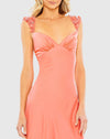 Empire Waist Bridal Gown - Coral