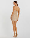 Strapless Bustier Mini Dress - Nude