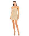 Mac Duggal #94196 Strapless Bustier Mini Dress - Nude