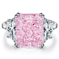 9 Carat, Fancy Pink, Radiant Cut, Cocktail Ring